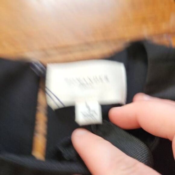 NWT Tuckernuck Pomander Place Black Carlota Peplum Blouse Sz L - Picture 3 of 4